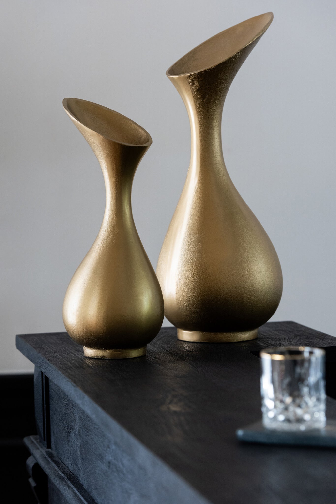 Vaas Olivia Aluminium Goud Small
