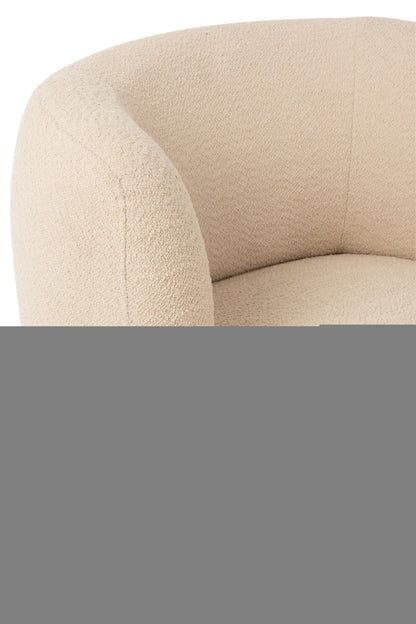 Zetel 1-Zit Gebreid Tex/Ht Wit J-Line