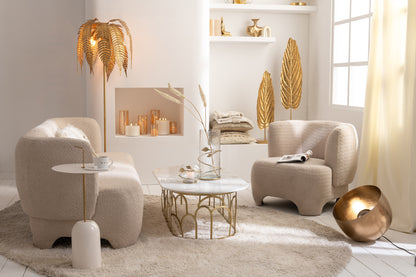 J-Line Witte 2/3-zits Sofa J-Line