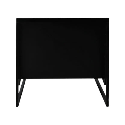 Vanta Lounge Chair Metall Schwarz Pomax