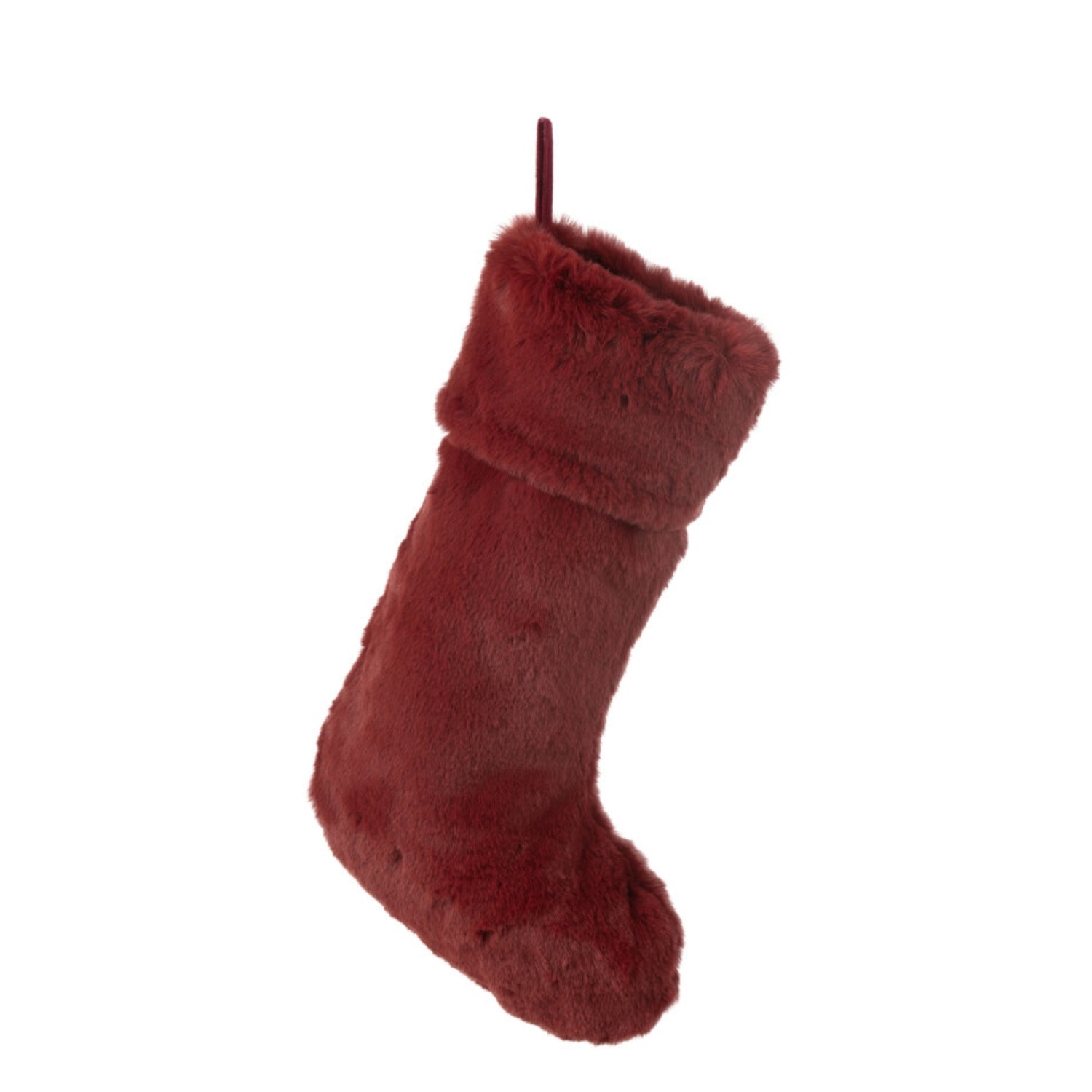 Kerstsok Hanger Bordeauxrood J-Line