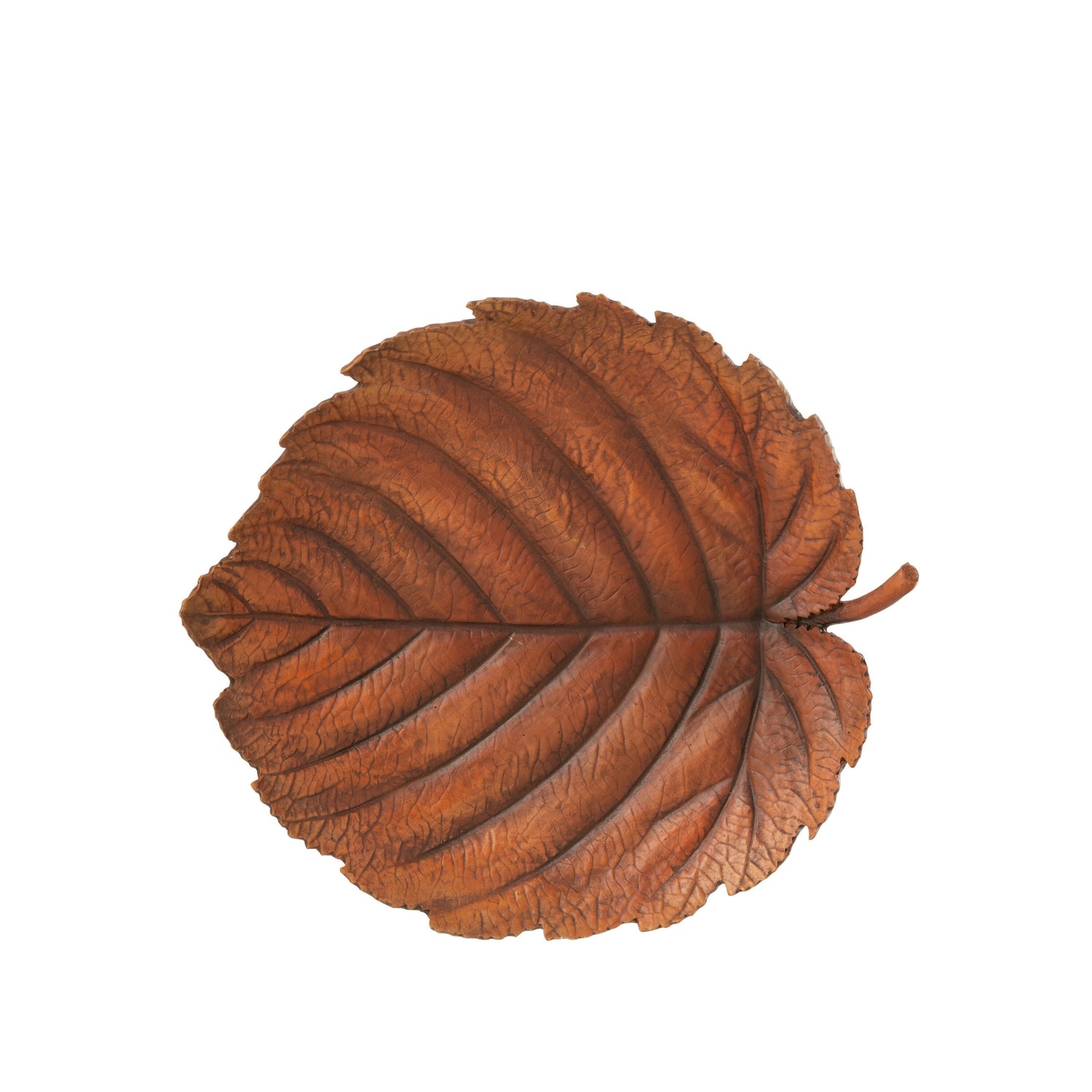 Decoratief Plateau Plat Blad Kalk Ecru J-Line