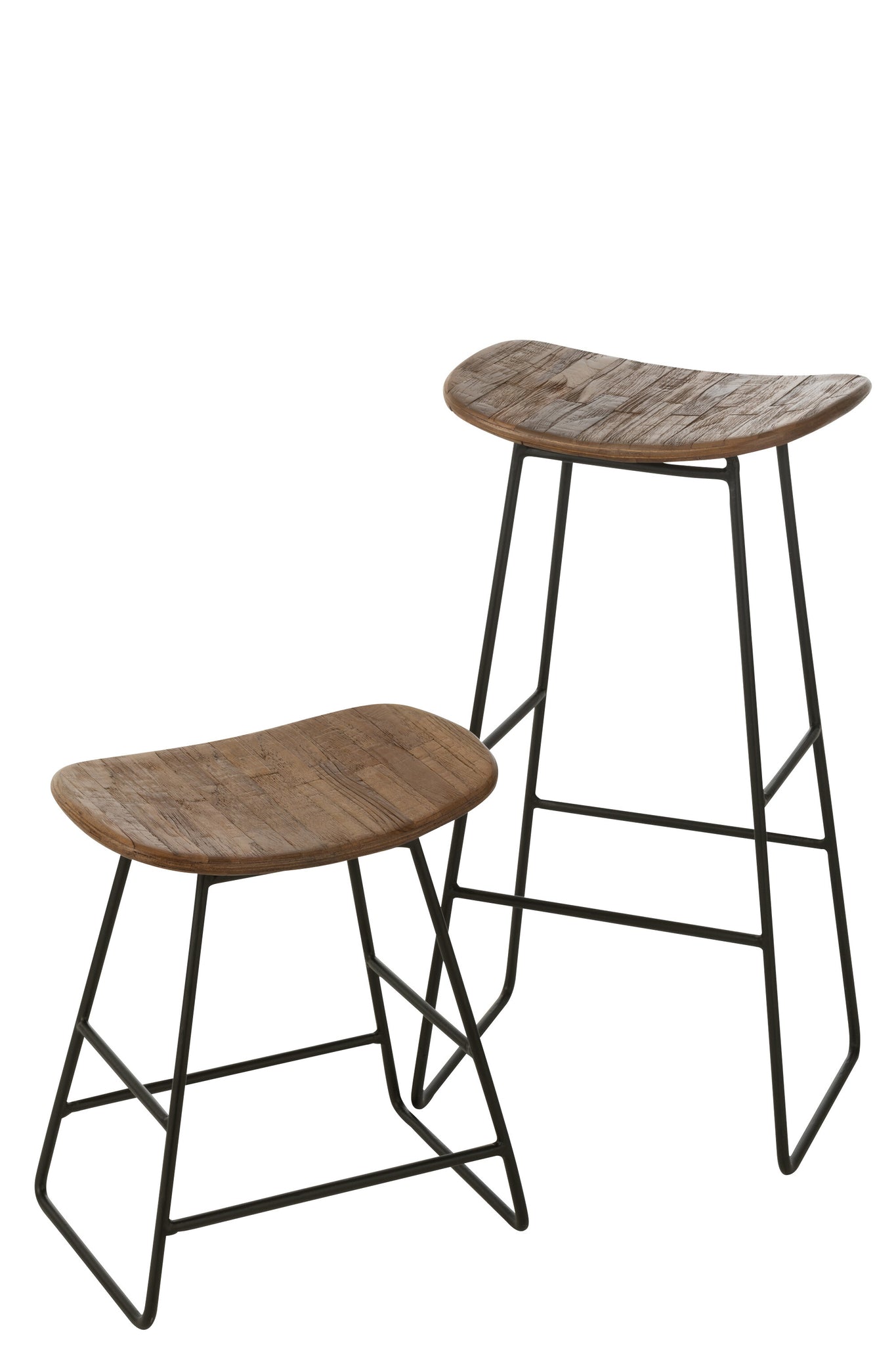 Stoel Rechthoekig Gerecycleerd Teak Naturel Large