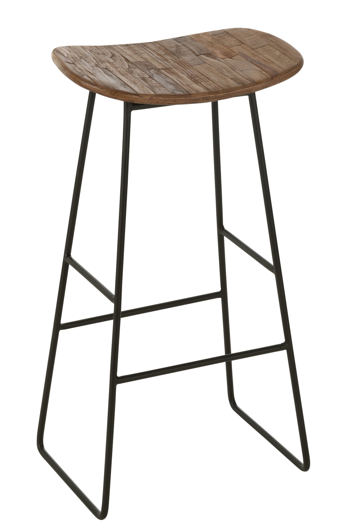 Stoel Rechthoekig Gerecycleerd Teak Naturel Large