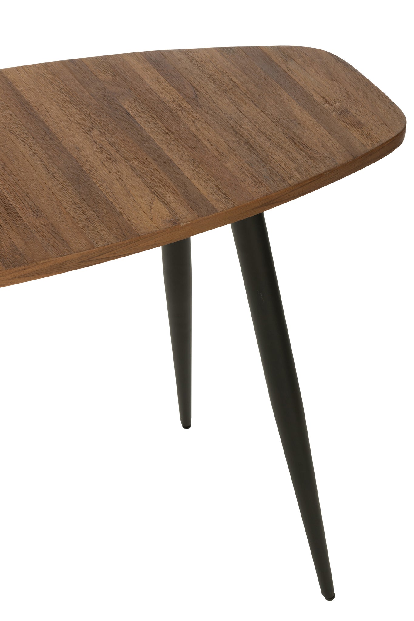 Console Ovaal Gerecycleerd Teak Naturel J-Line