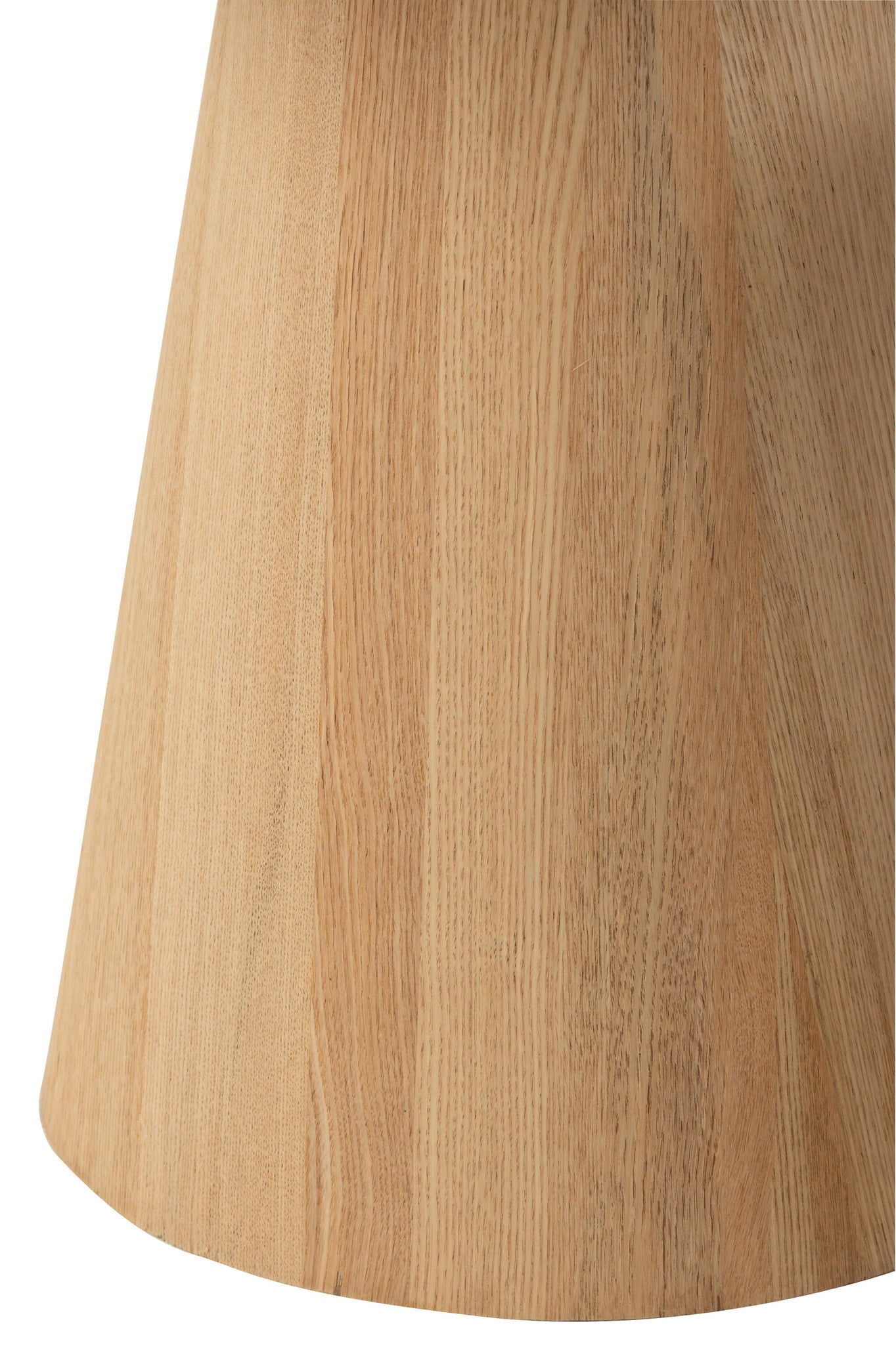 Bijzettafels Rond + Rand Hout Naturel Set van 2 J-Line