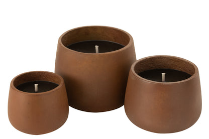 Buitenkaars Cement Bruin Large - 48u