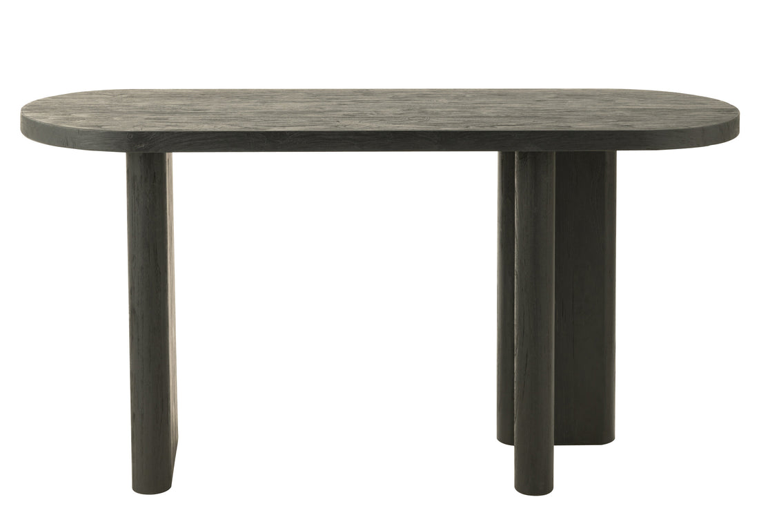 Tafel Teak Hout Zwart J-Line