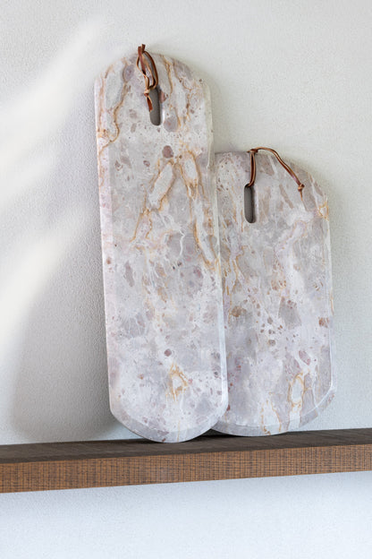 Plank Rechthoek Marmer Beige Large - 60x20x2cm