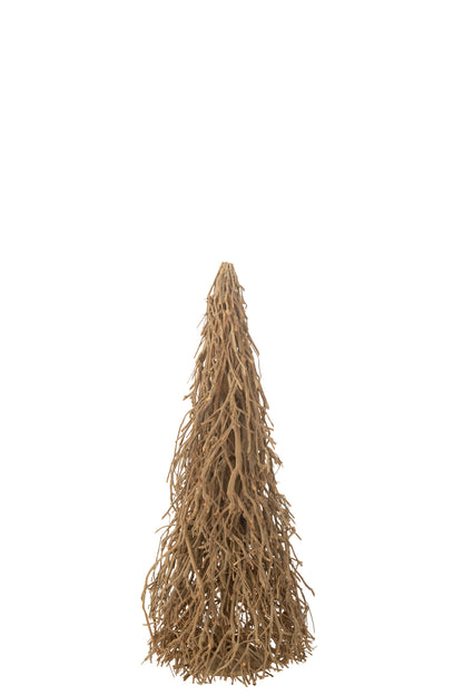 Kerstboom Theeboomhout Naturel Medium H120cm J-line