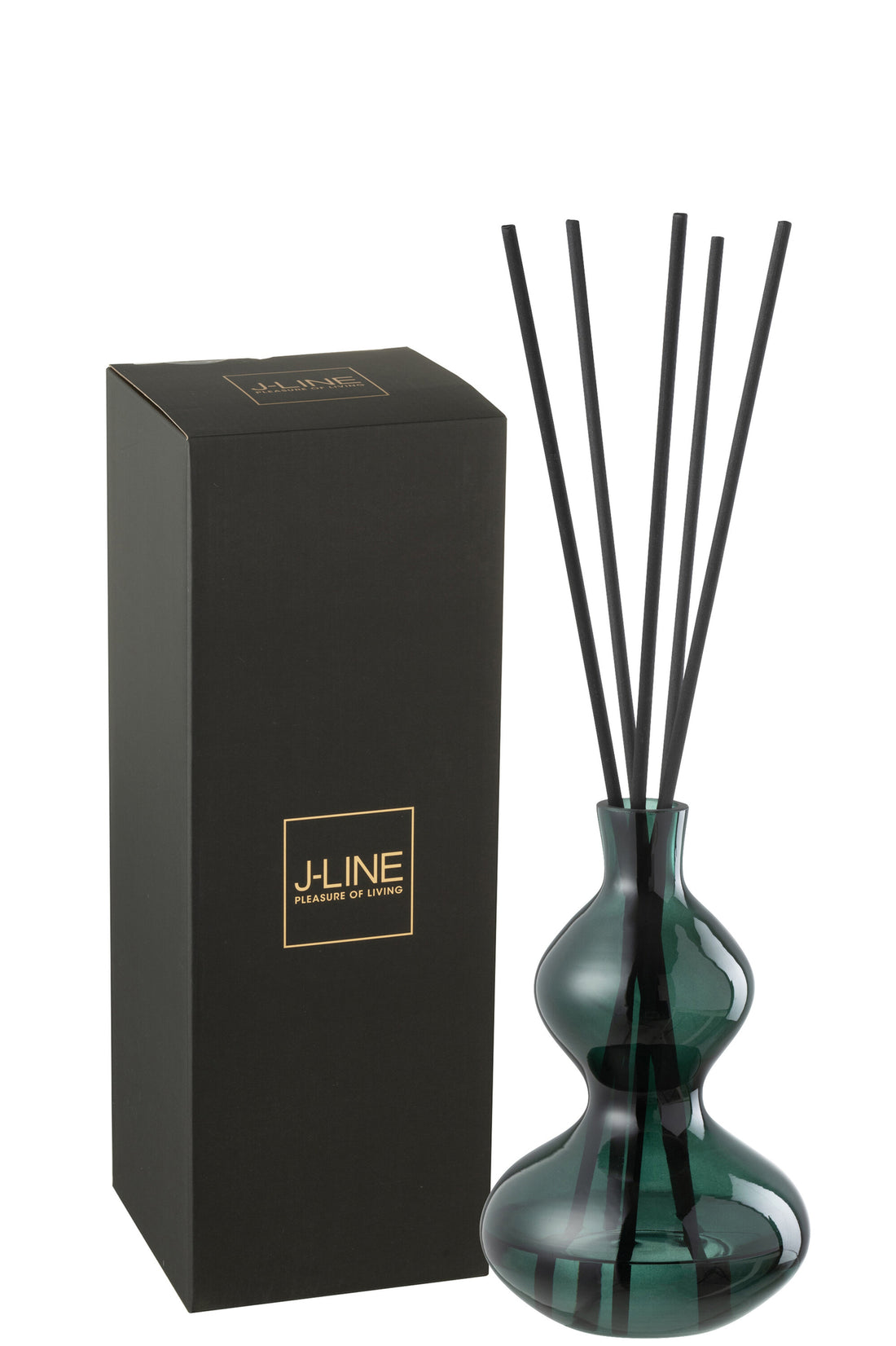 Geurolie Cedar Breeze Glas Donkergroen Small 500ml J-Line