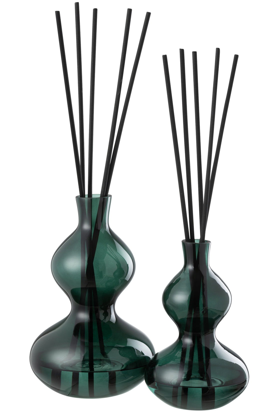 Geurolie Cedar Breeze Glas Donkergroen 1000ml J-Line