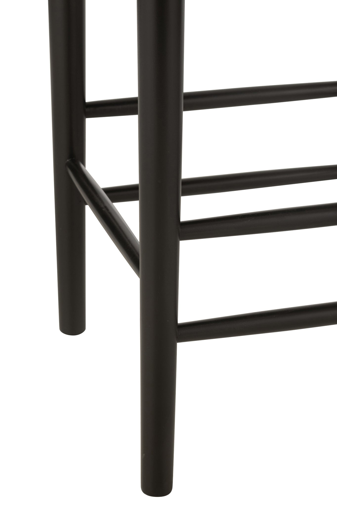 Barstoel Oriental Beukenhout/Touw Zwart J-Line