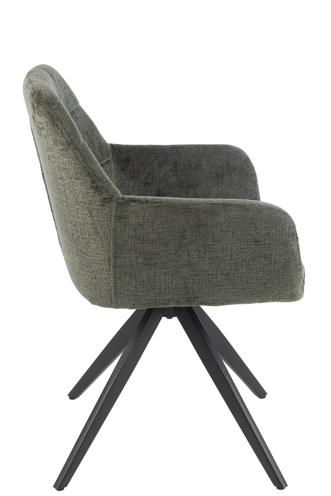 Stoel Louna Ijzer/Acryl Groen J-Line
