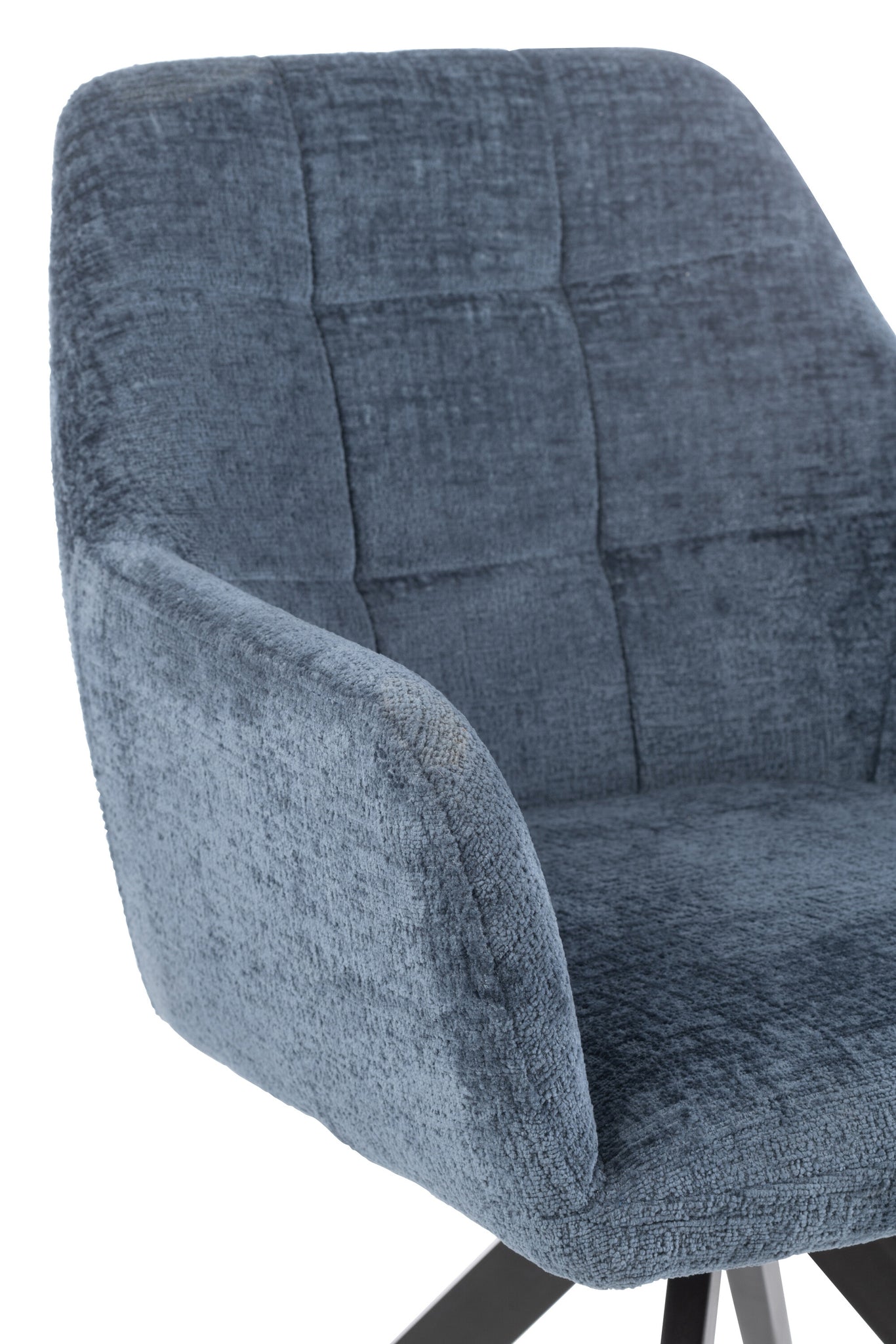 Stoel Louna Ijzer/Acryl Blauw J-Line