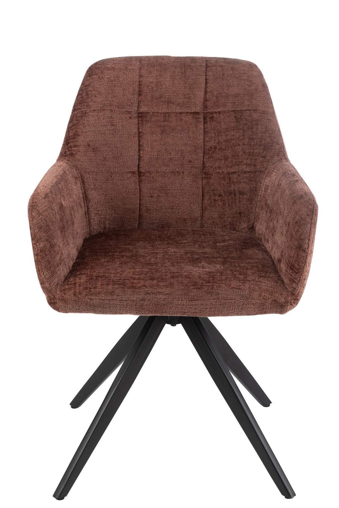 Stoel Louna Ijzer/Acryl Bruin J-Line