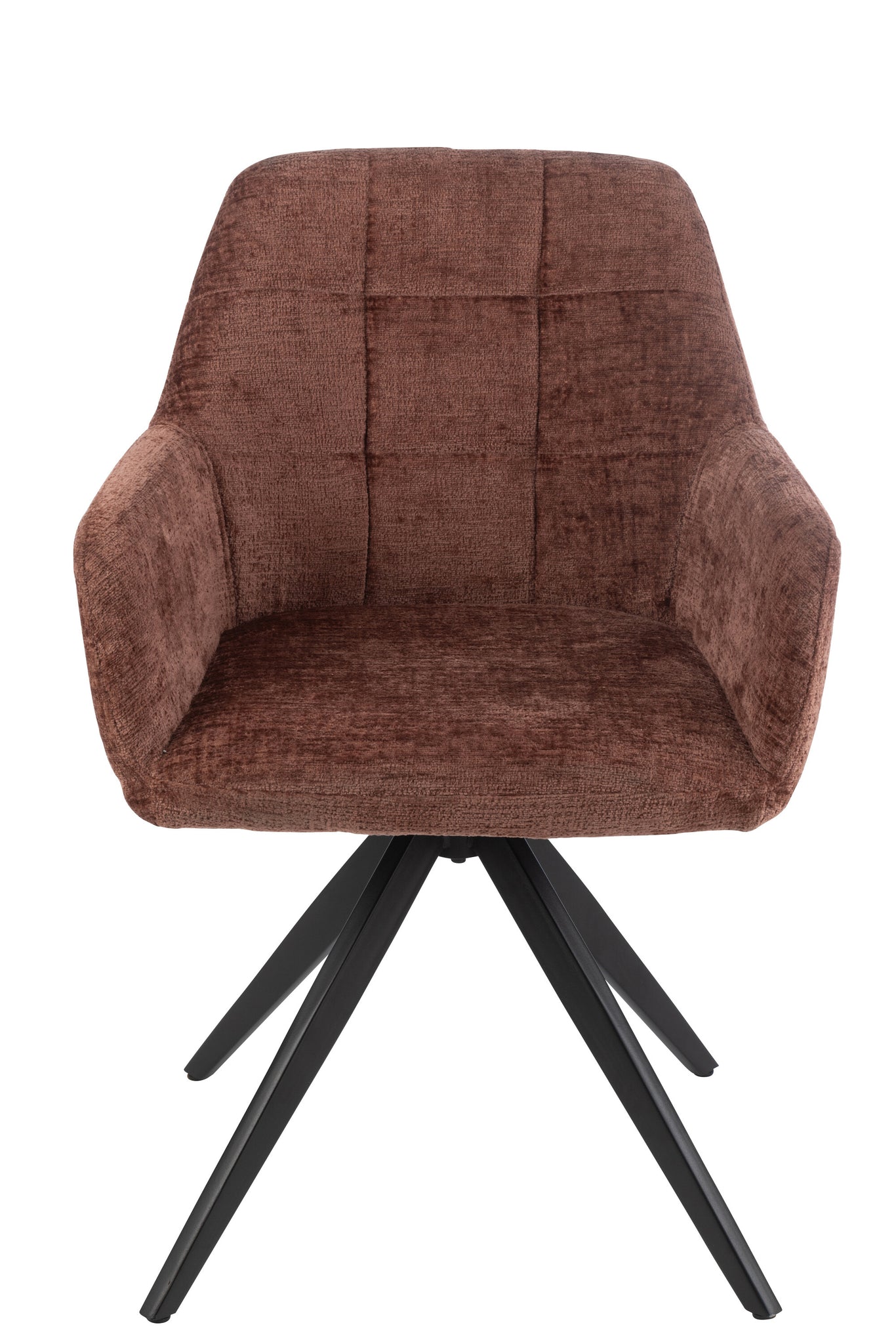 Stoel Louna Ijzer/Acryl Bruin J-Line