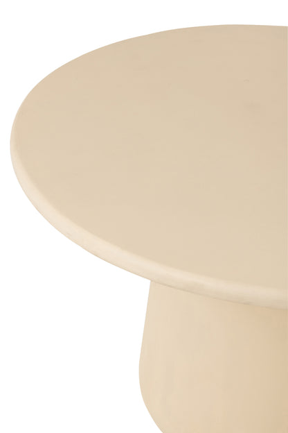 Ronde Eetkamertafel Ram Beige Ø118cm J-Line