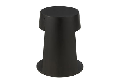 Bijzettafel Drawn Mango Hout/Mdf Zwart J-Line