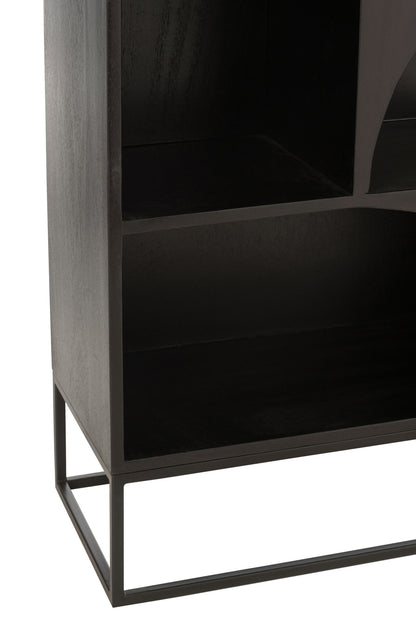 Kast Mode Mango Hout/Mdf Zwart J-Line