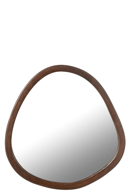Spiegel Whisp Mango Hout/Mdf Bruin Large 59x2.5x56cm
