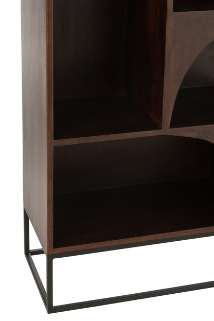Rek Mode Mango Hout/Mdf Bruin
