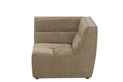 Hoekstuk Modulaire Sofa Donker Taupe J-Line