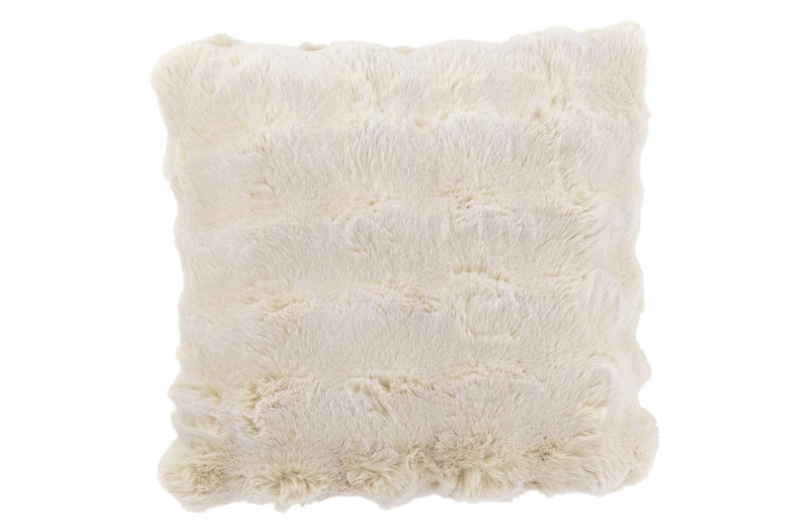 Kussen Wave Polyester Ivoor 45x45cm J-Line