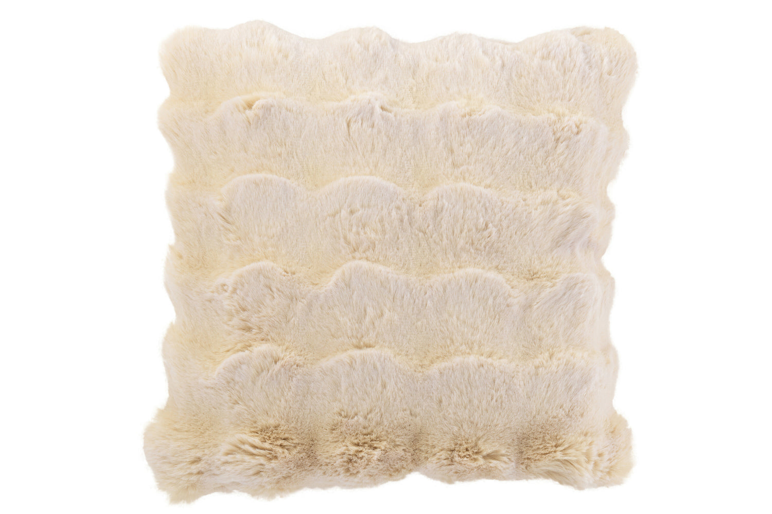 Kussen Wave Polyester Crème 45x45cm J-Line