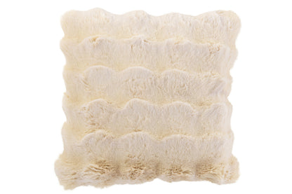 Kussen Wave Polyester Crème 45x45cm J-Line