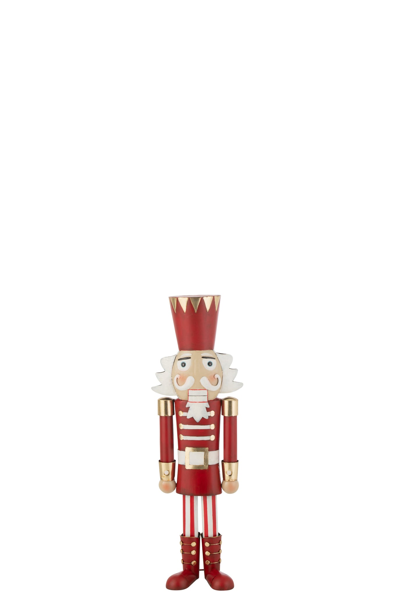 Notenkraker Rood/Goud H89cm J-Line