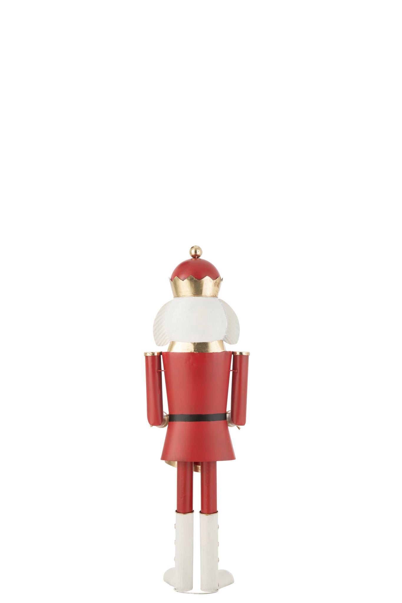 Notenkraker Trommel Ijzer Rood/Goud Medium H106,5cm J-Line