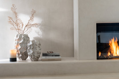 Vaas Abstract Golven Keramiek Beige Small J-Line
