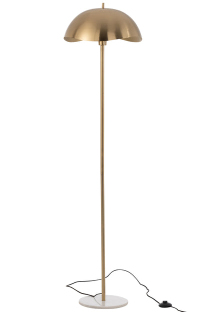 Staanlamp Metaal/Marmer Goud J-Line
