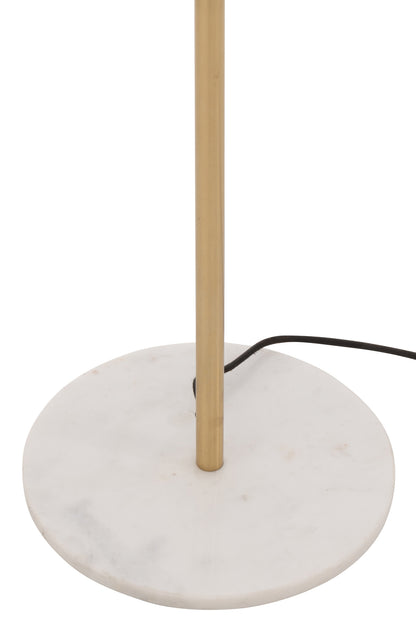 Staanlamp Metaal/Marmer Goud J-Line