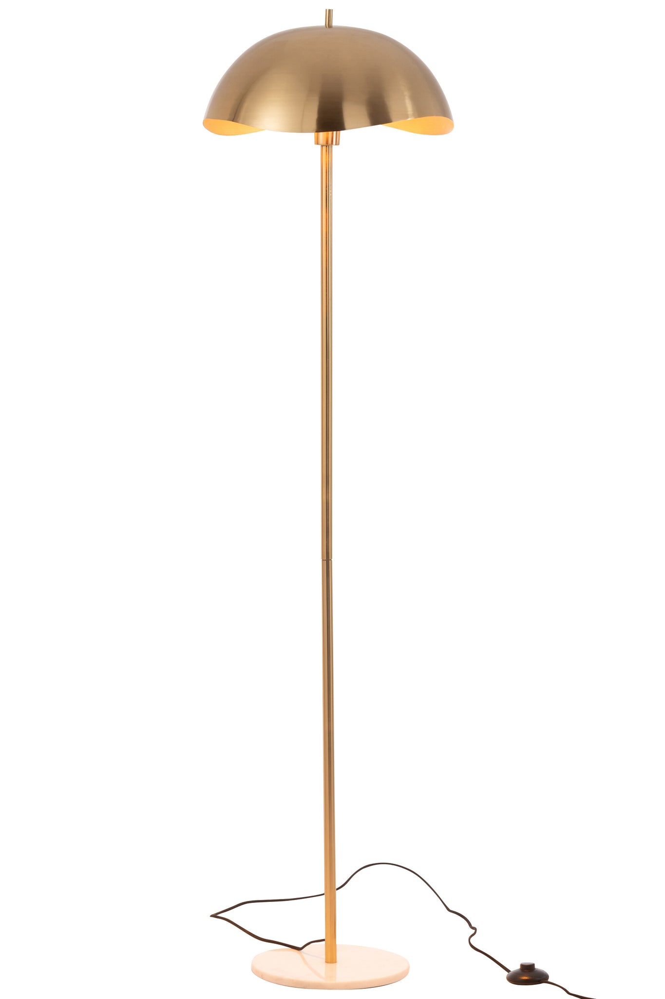 Staanlamp Metaal/Marmer Goud J-Line