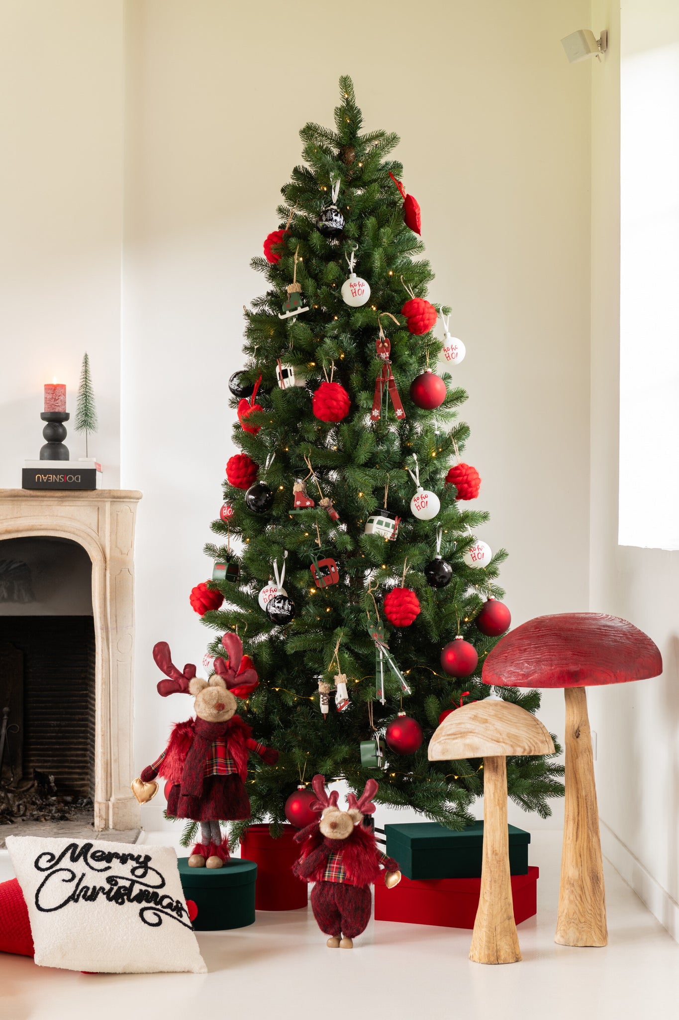 Set Van 3 Dozen Rechthoekig Fluweel Papier Rood J-Line