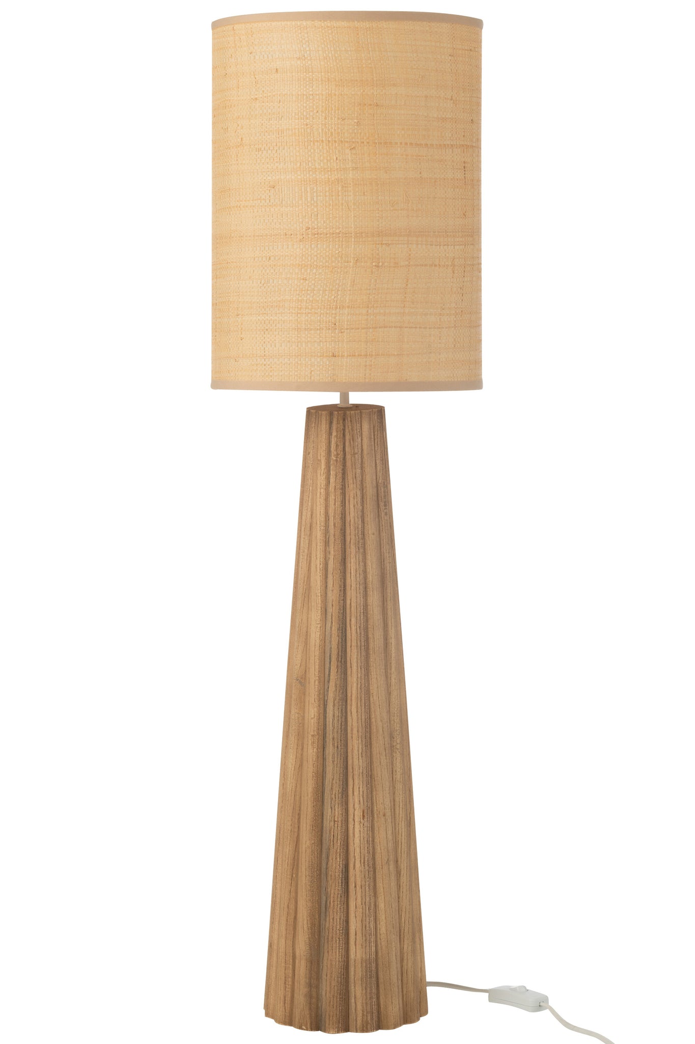 Tafellamp Paraplu Ailanthus Hout Naturel Large