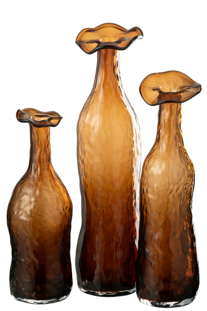 Vaas Openbloeien Bruin Large J-Line