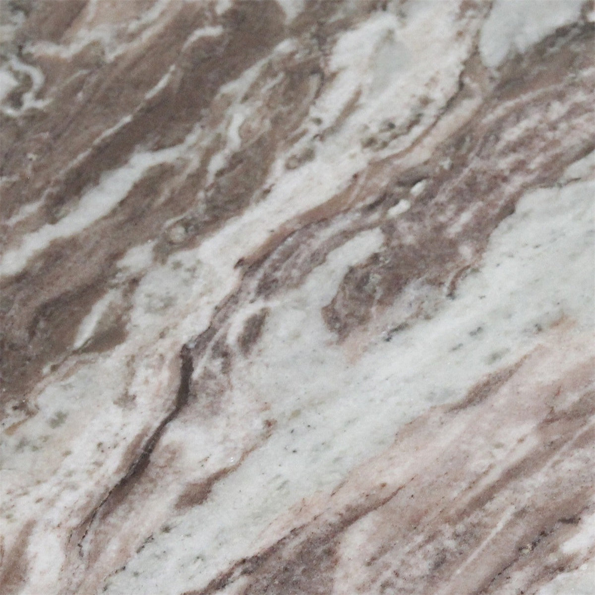 Runder Beistelltisch aus braunem Marmor Raw Materials