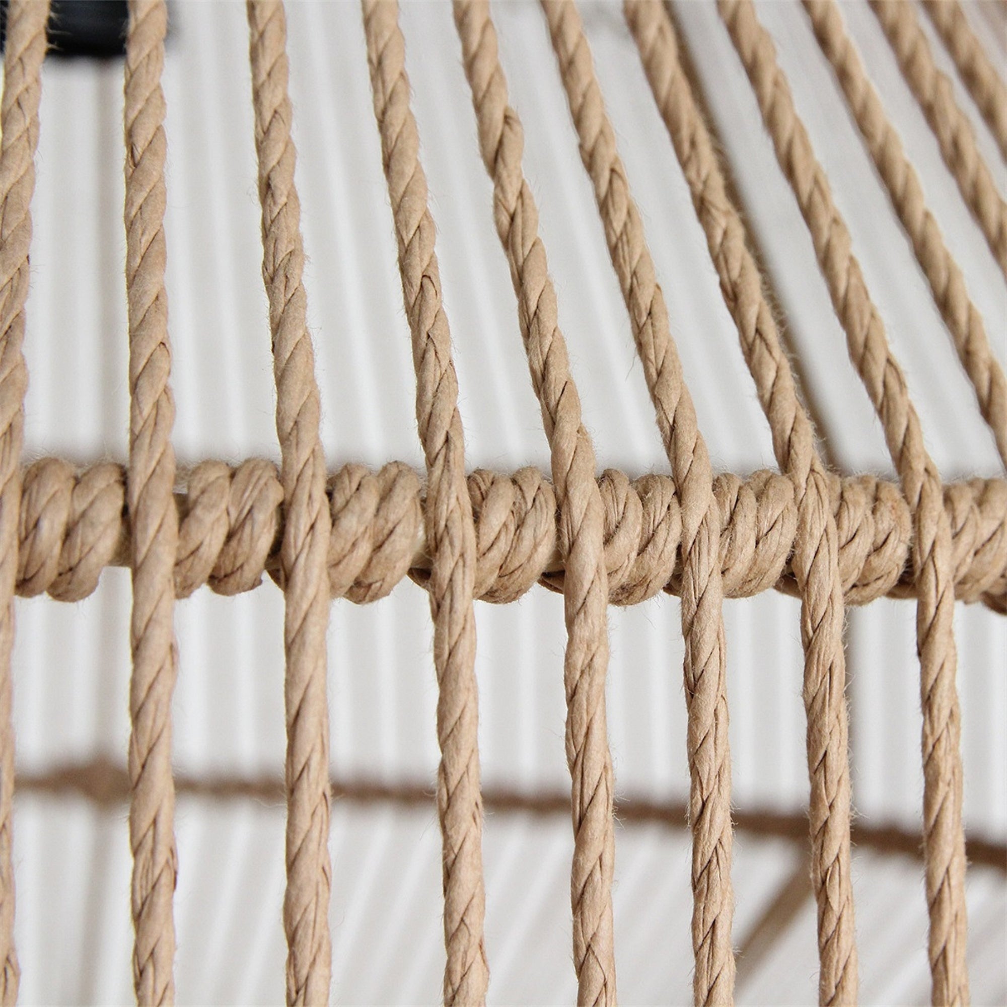 Raw Materials Hanglamp Linea Diamond Touw Naturel Medium Ø44cm