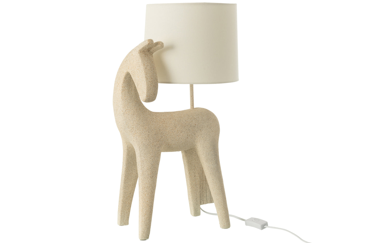 Tafellamp Paard Modern Resine Beige J-Line