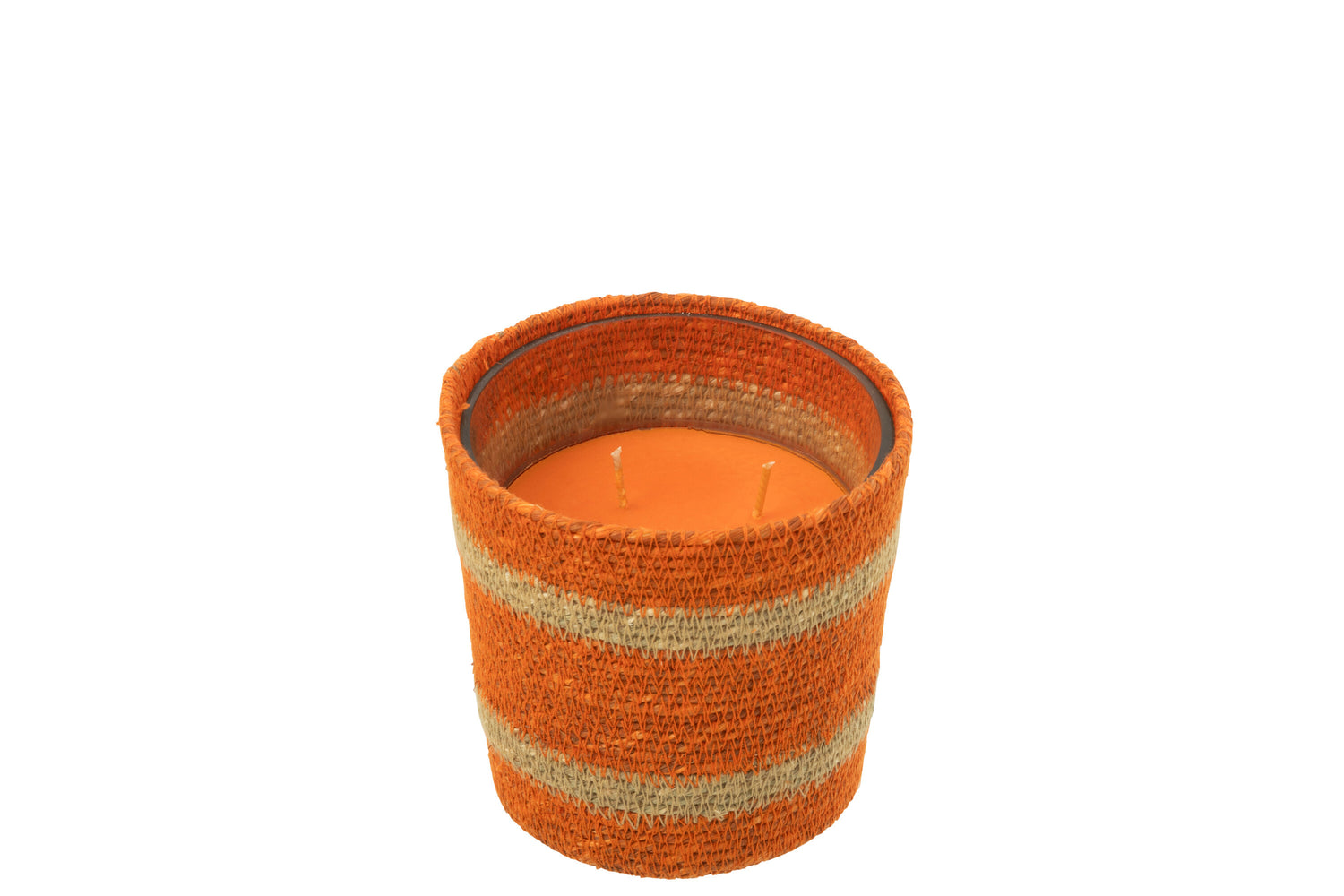 Geurkaars Mand Wax Oranje Small - 45 Uur