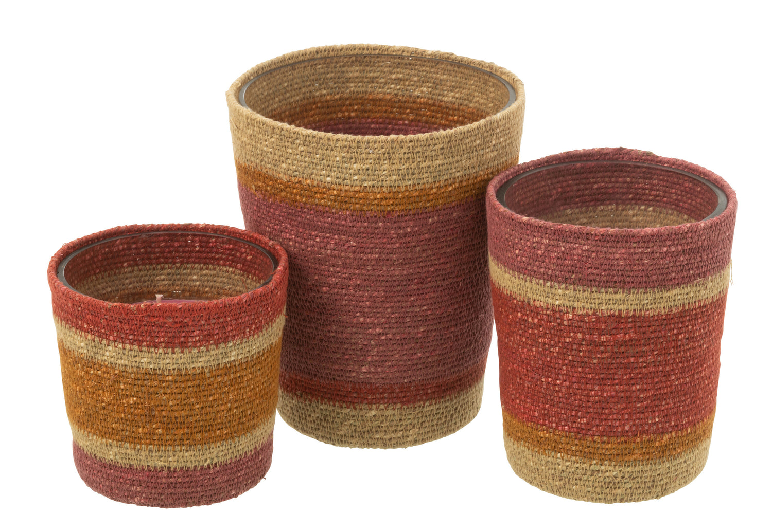Geurkaars Mand Wax Bordeaux Large - 75 Uur