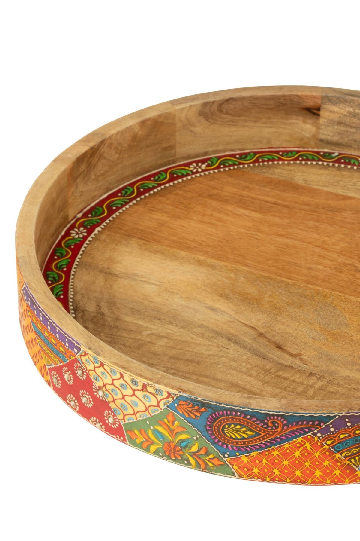 Dienbladen Delhi Mango Hout Mix Set van 2 J-Line