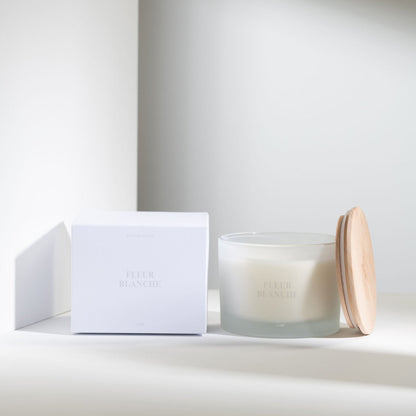 Geurkaars Accords Essentiels Fleur Blanche 28 Uur