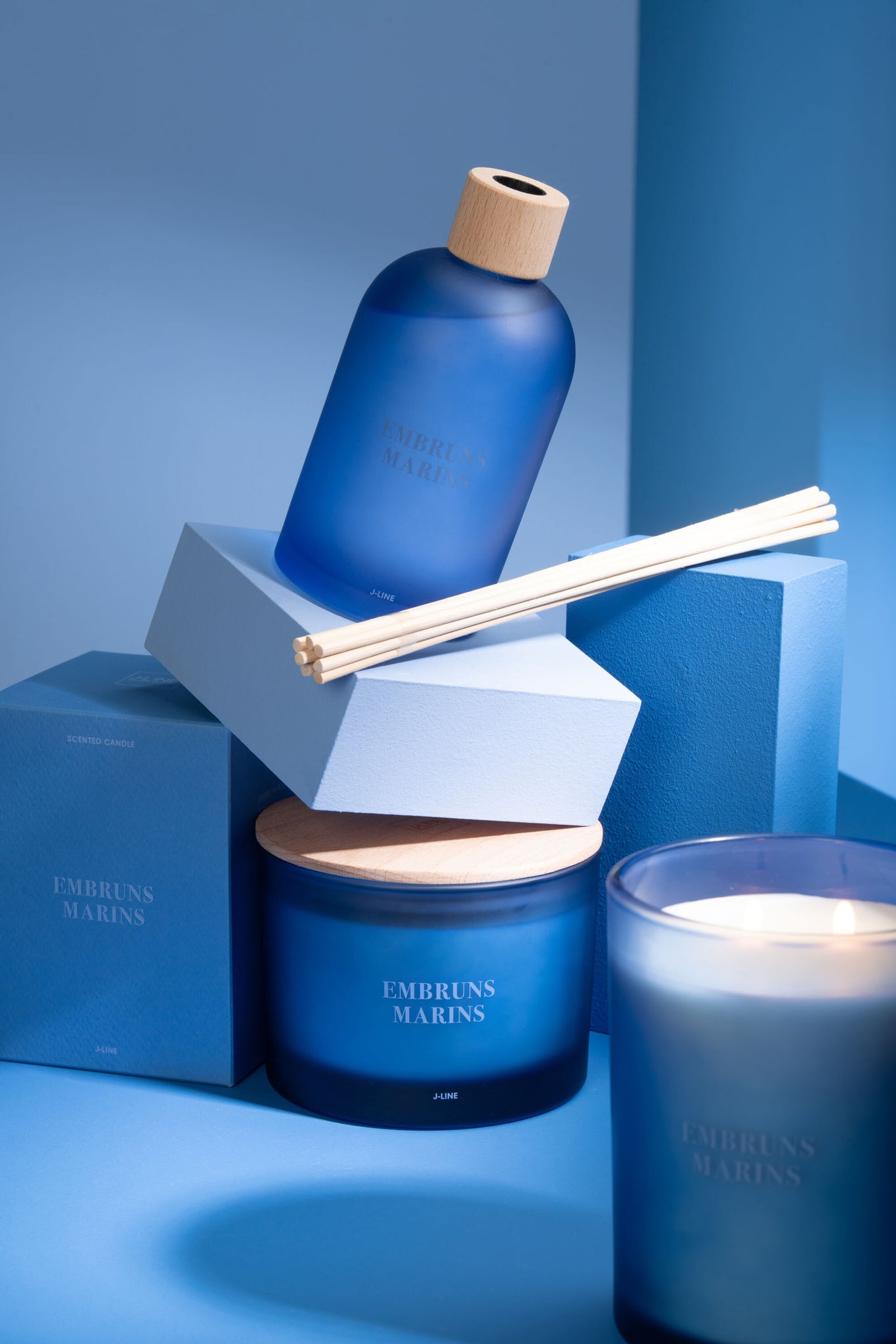 Geurkaars Accords Essentiels Embruns Marins 28 Uur