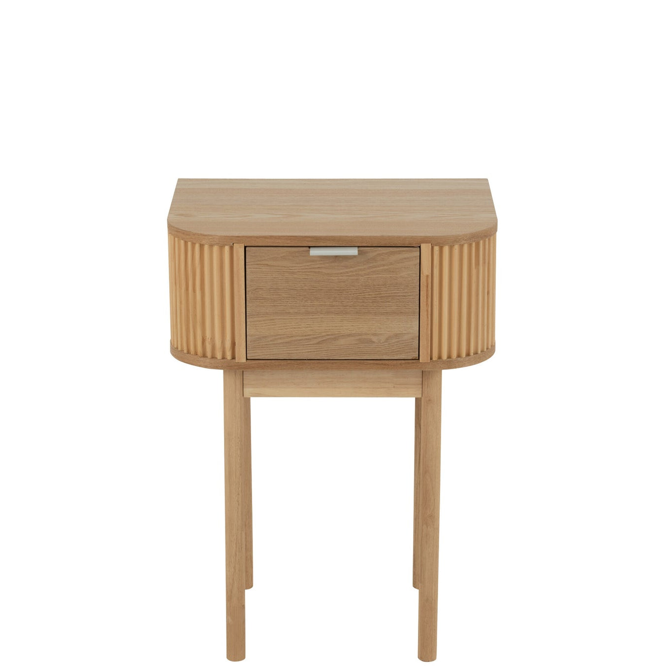 Nachtkast Rond Mdf/Dennenhout Naturel J-Line