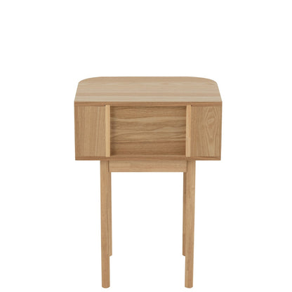 Nachtkast Rond Mdf/Dennenhout Naturel J-Line
