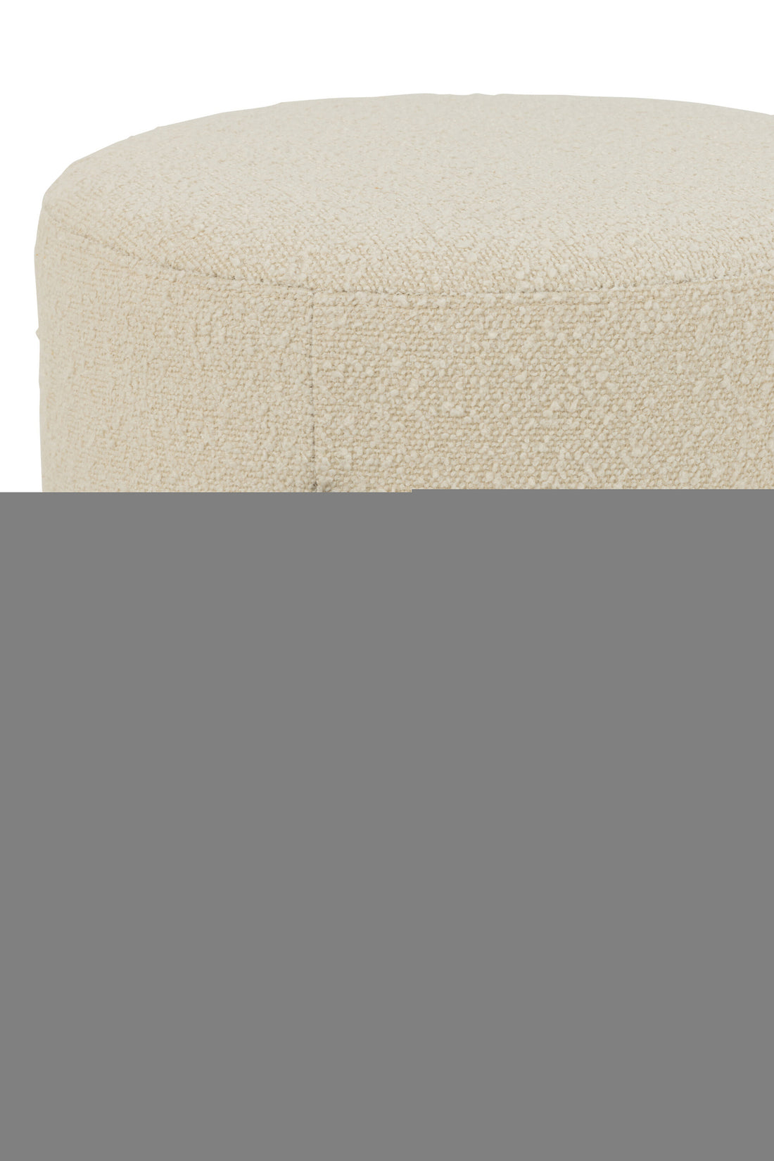 Kruk Boucle Multiplex/Polyester Wit/Zwart J-Line
